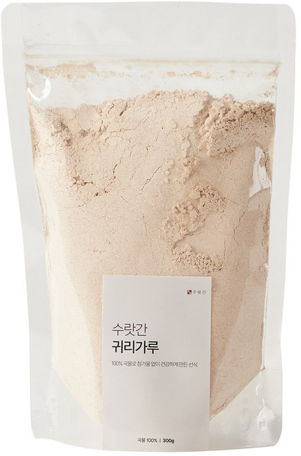 수랏간 태우지 않고 볶은 귀리 가루, 4개, 300g