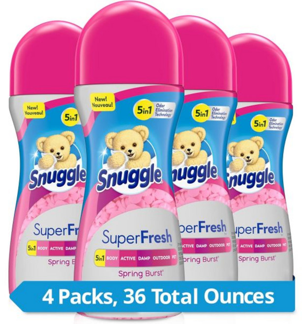 스너글 인워시 향 부스터 세탁 구슬 슈퍼프레시 오리지널 19온스, Spring Burst