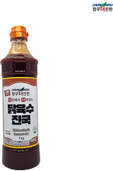청우 더진한 닭육수진국, 1kg, 4개