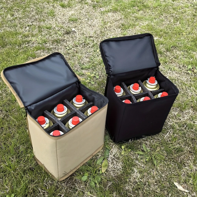 캠핑 필수 다용도 수납가방 손가방 롱가스캔 랜턴 파우치, 1개, 1단, 블랙