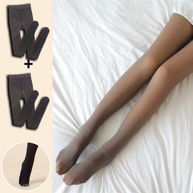 올라이프지 얇은 노기모 착시 스타킹 레깅스 팬티스타킹 2P
