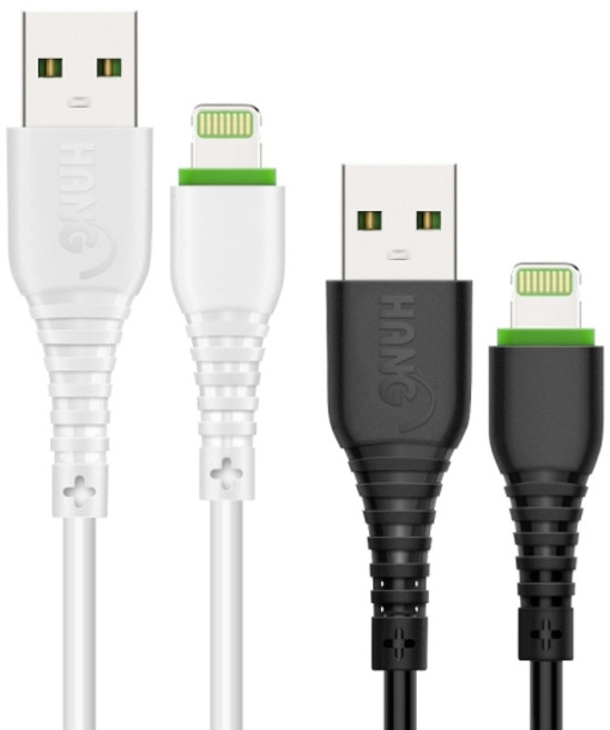 HANG R6 充電線 傳輸線 USB Type-C iPhone Lightning, 1個, USB - Lightning,白
