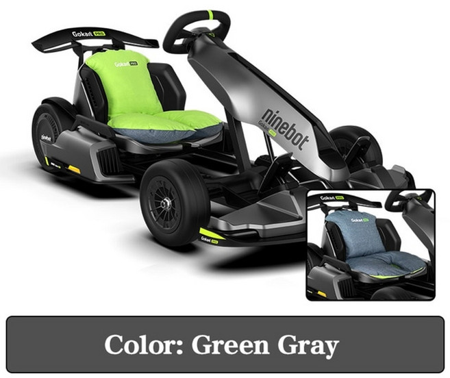 세그웨이나인봇 나인봇 고 카트프로람보르기니 액세서리용 쿠션 부품 보호 허리 부품 호환, 녹색 회색, 1) Green Gray, 1개