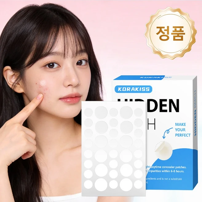 [국내배송/당일출고] 투명 여드름 패치 퍼펙트 솔루션 스팟 패치, 36개, 1개입 - 쿠팡