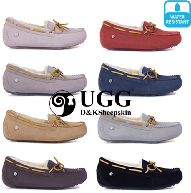 D&K UGG 호주 어그 모카신 방수 털모카신 여성 겨울