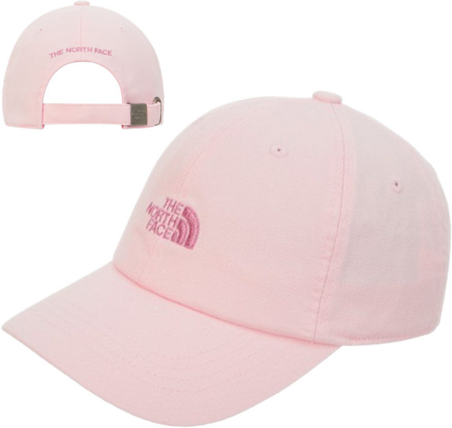 [매장판] 노스페이스 키즈 모자 로고 볼캡 라이트 핑크 NE3CR50T