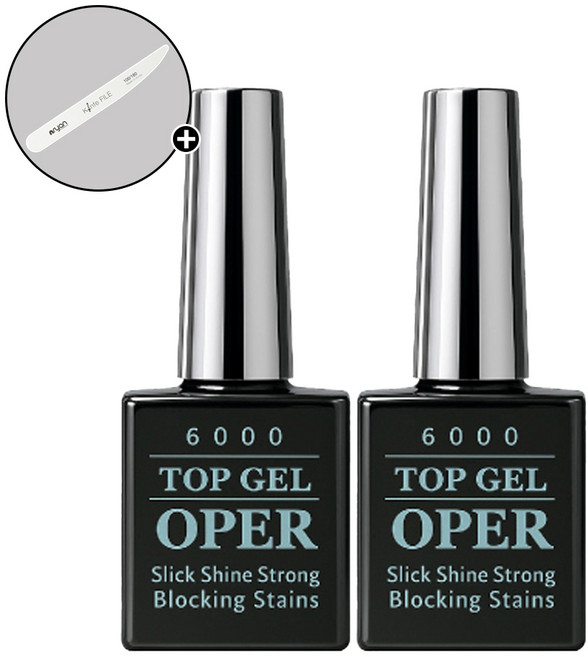 1+1 뷰젤 논와이프 고강도 고점도 고광택 6000오빠 육촌오빠탑젤 2종세트 + 나이프파일 증정, 1개