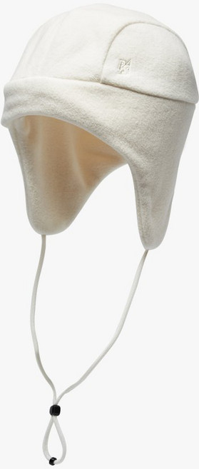 프로스펙스 공용 FREE 사이즈 이월 일상생활 운동시 쓰기 좋은 턱끈 스토퍼 조절 귀덮는 폴리 소재 이어플랩 플리스 겨울 모자 PW5CP24Z161 아이보리