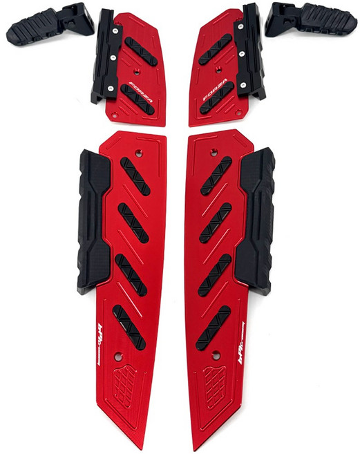 BPK 18-24 25 26년 포르자300 포르자350 가드발판 접이식 프론트 보조 텐덤 스텝 미끄럼방지 튜닝, 1박스, 레드