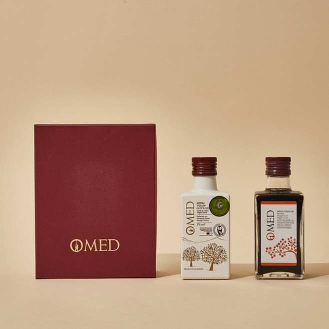 스페인 오메드 엑스트라버진 피쿠알 올리브오일 와인 비네거 선물세트, 없음, 250ml
