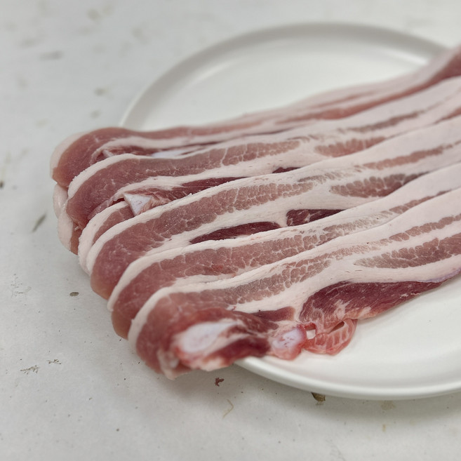 강력추천 한돈 생 대패 삽겹살 300g 600g / 삼겹살 목살 돼지갈비 앞다리살 찌개용 캠핑 항정살 제육볶음, 생대패삼겹살, 1개