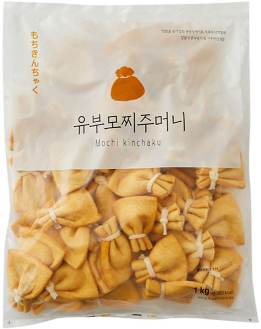 유부 모찌주머니 떡 모찌이리킨차쿠, 1개, 1kg