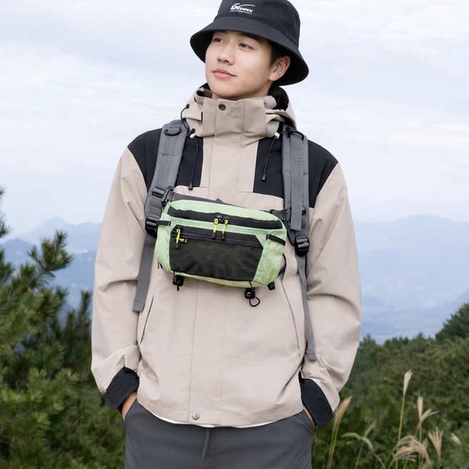 이지몰 강력 방수 등산 힙색 낚시 웨이스트백 슬링백