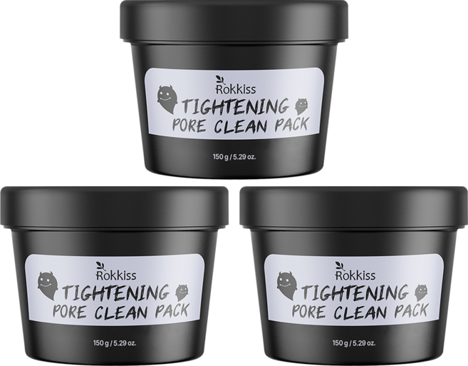 록키스 타이트닝 포어 클린팩 150g, 1개입, 3개