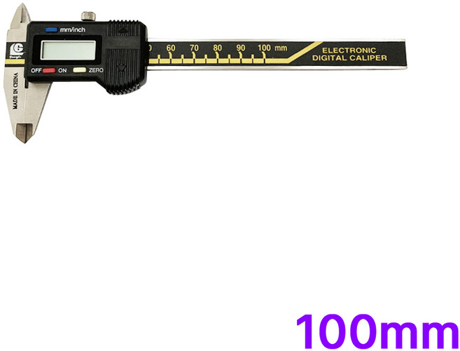 디지털 버니어캘리퍼스 100mm 노기스 정밀측정 자 10cm, 1개