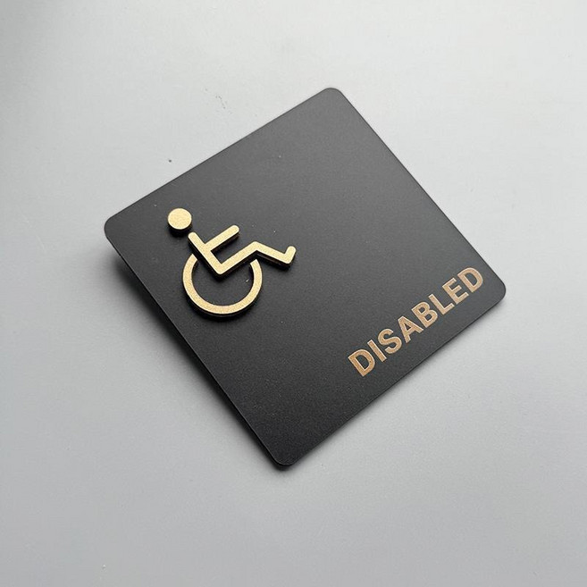 화장실 안내판 공중화장실안내판, 1개, 장애인 화장실