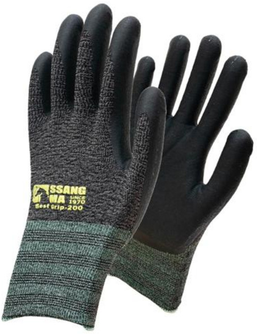 쌍마장갑 NBR폼코팅장갑 베스트그립200 L 10조, 10세트