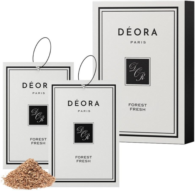 조향사가 블렌딩한 데오라 차량용 방향제 2개, 포레스트 프레시, 1세트