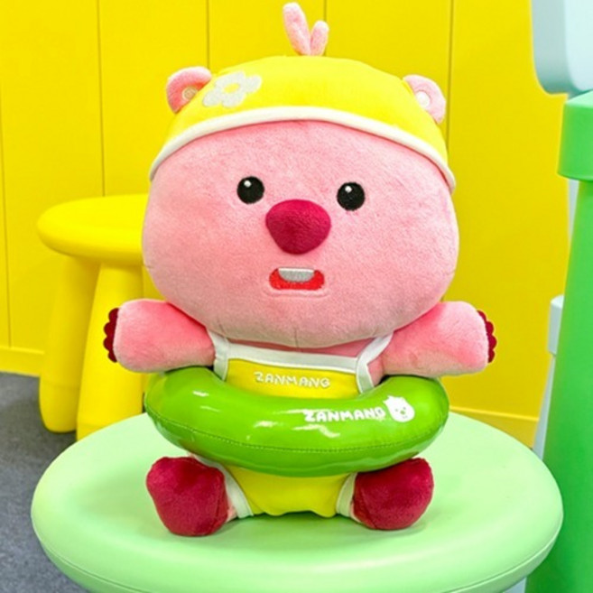 잔망루피 봉제 인형 25cm 수영
