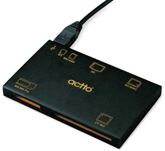 엑토 초콜릿 멀티 카드리더기, CRD-14, 믹스, 1세트