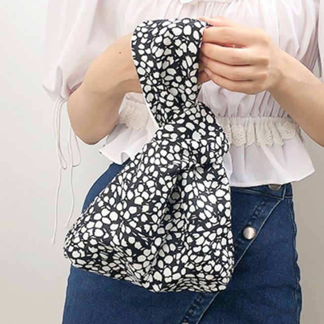 다오라인 미니 플로럴 데일리 매듭 손목가방 LCB07