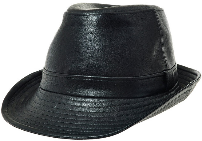 AMF001.인조가죽 남자 페도라 중절모 중년남성 가을 신사 모자