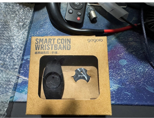 GOGORO 感應鑰匙扣手環 射線灰 GA302-RA0-20