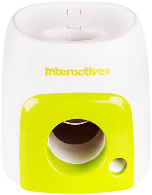 shangren 소형에서 대형 강아지를 위한 애완견 대화형 장난감 테니스 공 발사기, 하얀, 1개