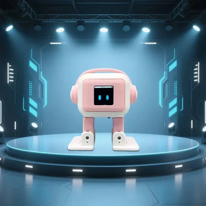 면도기 헤드 호환새로운 AI 이모 로봇 esp32-s3 메인 컨트롤 지능형 인터랙티브 1.54인치 화면 음성 인식, 01 Pink and White