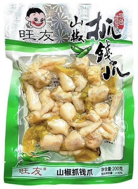 WANGYOU 산초맛 닭발 매콤새콤 닭발 술안주제일, 1개, 200g