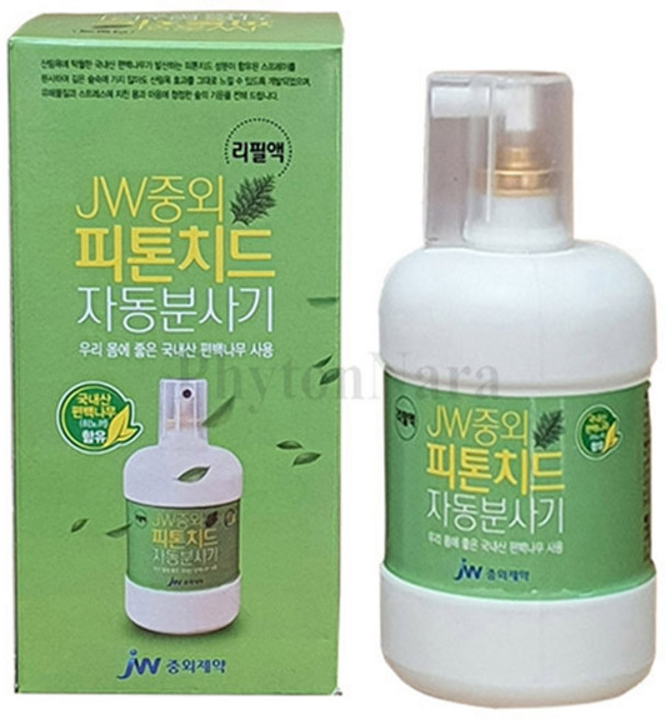 중외제약 자동분사기 리필액 240ml 방향제 피톤치드, 1개