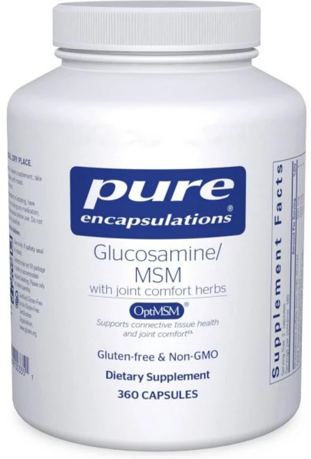 Pure Encapsulations Glucosamine MSM | Supplement for Joint Support Mobility Comfort Cartilage H, 360 Count (Pack of 1) - 쿠팡
