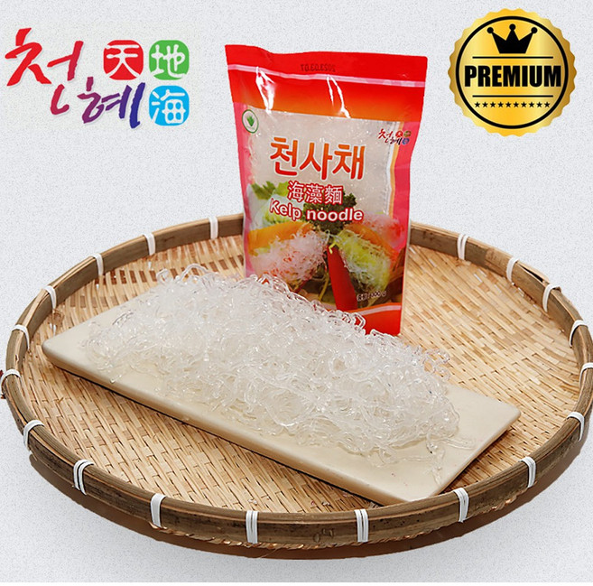 (가정용)국내산 저칼로리 제주 섬마을 천사채 수출용 300gX1팩 X2팩, 300g, 1개