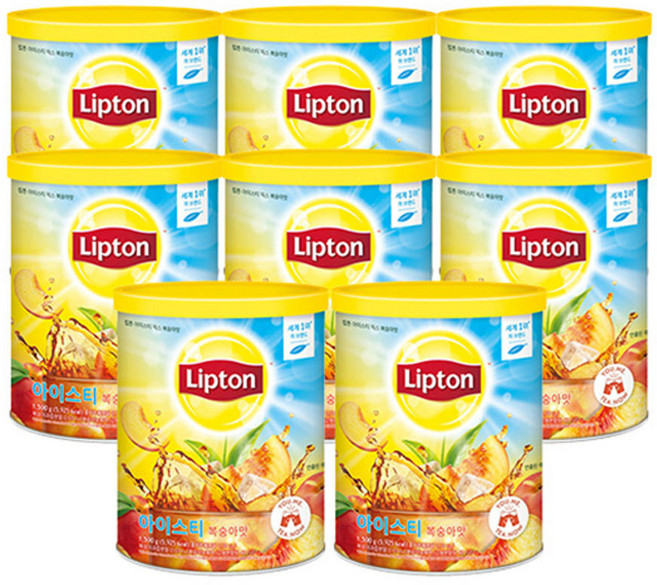 립톤 아이스티믹스 복숭아맛, 8개, 1.5kg, 1개입