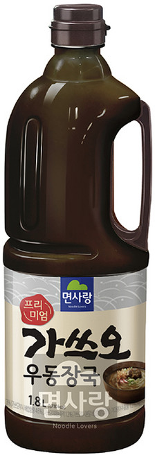 면사랑 프리미엄 가쓰오 우동장국 1.8L (업소용 우동육수 / 대용량 우동다시)