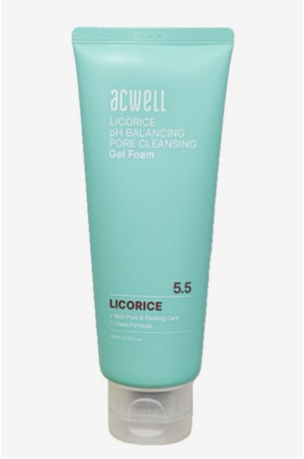 아크웰 감초수 피에이치 밸런싱 포어 클렌징 젤 폼, 160ml, 6개