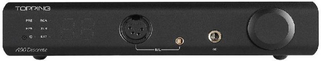 TOPPING A90D 앰프 헤드폰 오디오 DAC, 블랙