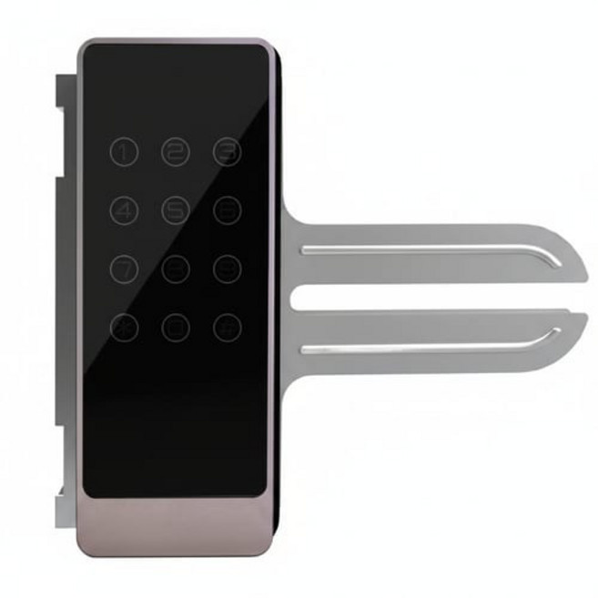 에버넷 유리문전용 카드번호 도어락, RS302GX, 고객직접설치