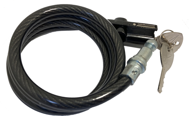 HUB & DYNE 自行車鋼纜鎖 (GHL-329) 8mmX36, 黑色, 1個