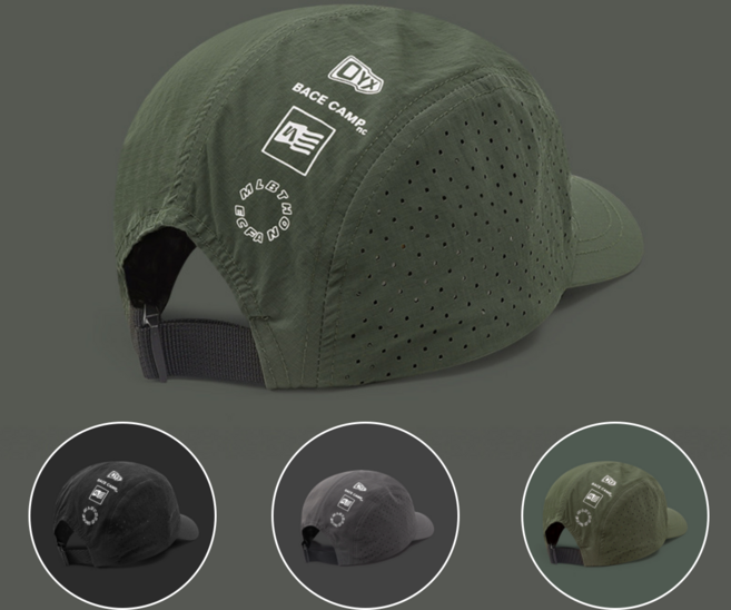 여름용 통기성 메쉬 스포츠 야구 모자 캡모자, 1개, 카키 그린
