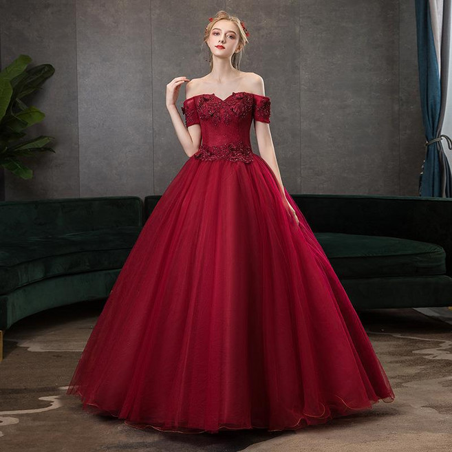 파티 드레스 독주 공연 벌룬스커트 롱드레스Party Dress 뉴타임즈 D603G910