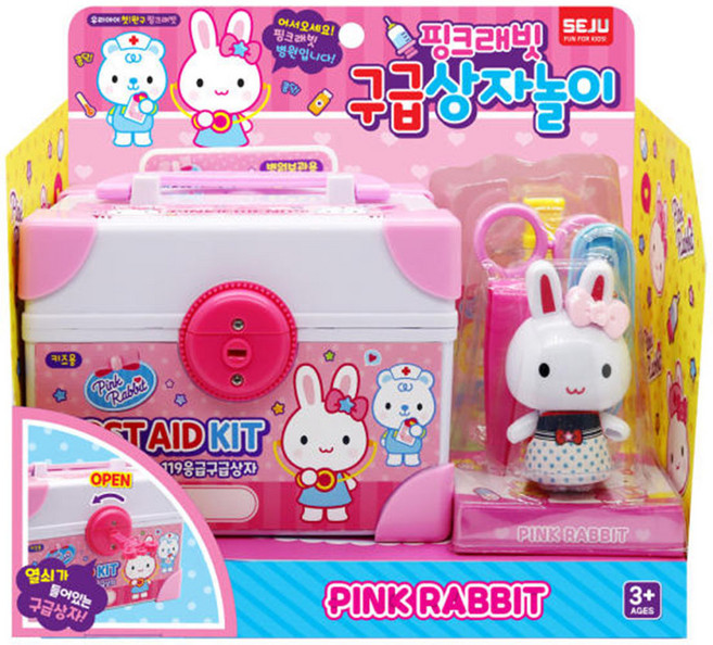 세주 핑크래빗 구급상자놀이, 단품, 1개