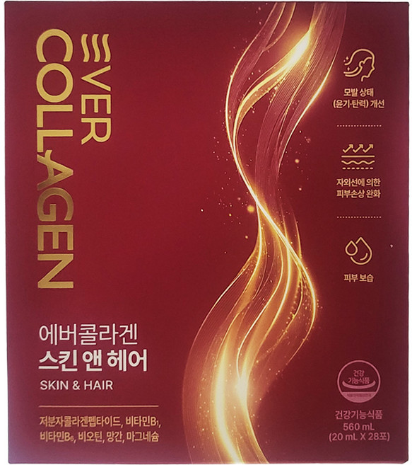에버콜라겐 스킨 앤 헤어, 1개, 28회분
