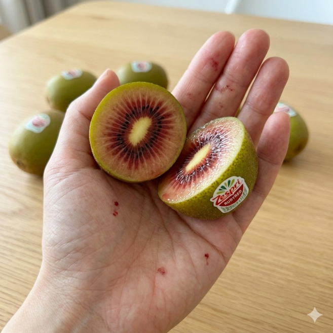 ( EVO ) [산지직송] 고당도 루비 레드키위 1kg 2kg 3kg 제스프리 정품 후숙과일, 30개, 87g