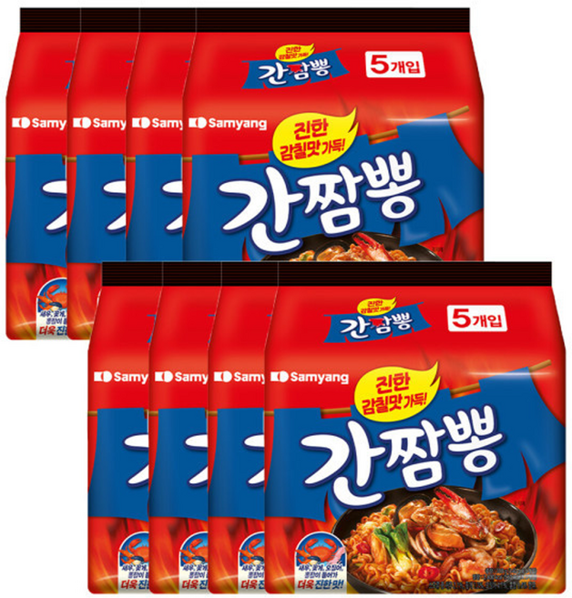 삼양 간짬뽕 5개입 8개, 40개