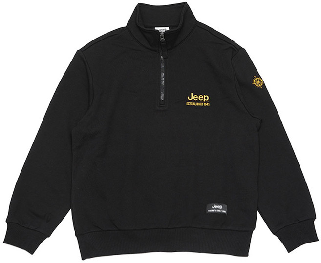 지프 클래식핏 아노락 베이직 반집업 맨투맨 JQ856