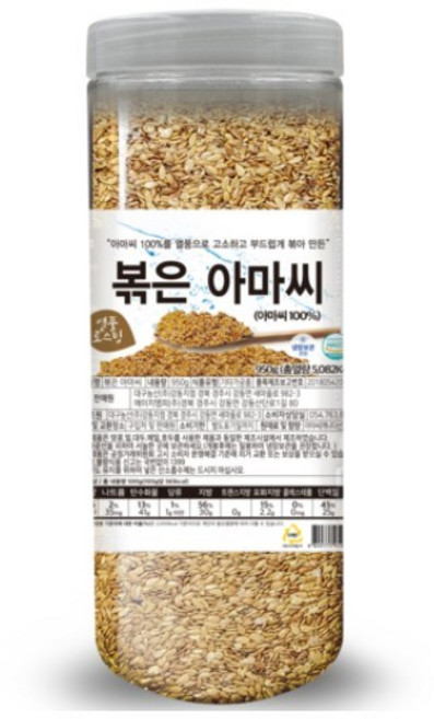 대구농산 볶은 아마씨 통, 950g, 1개