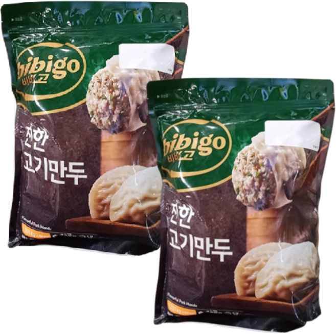 [CJ제일제당])비비고 수제고기만두, 1.2kg, 2개