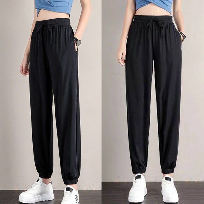 에쉬울프 여성 여자 냉장고바지 여름 조거팬츠 쿨바지 시원한 아이스 바지