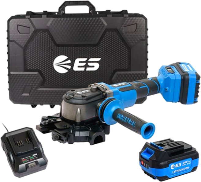 ES산업 절삭공구 블레이드 전산볼트 충전 철근 절단기 세트 20V 5.0Ah EL20SC, 1개